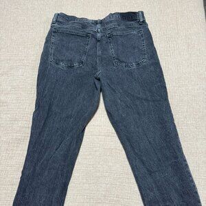 Abercrombie & Fitch black Straight Leg Jeans Mom Jeans